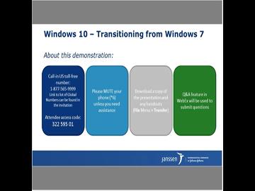 Windows 10 Transition from Windows 7  Johnson and Johnson Vision